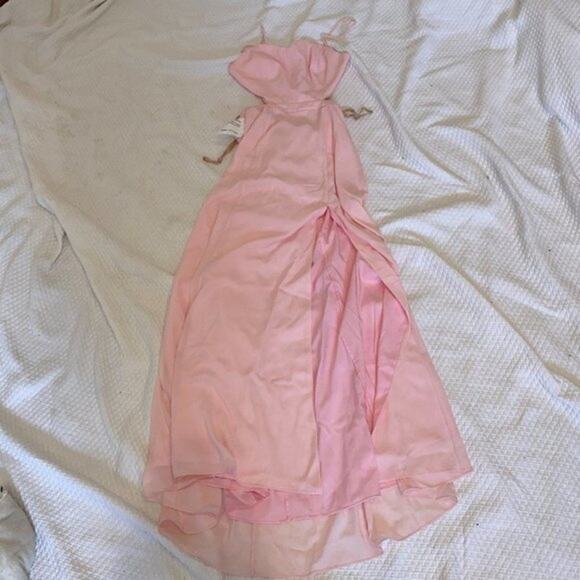 Fame & Partners Pink Starlett Maxi Dress | Sz S, NWT - Picture 2 of 7
